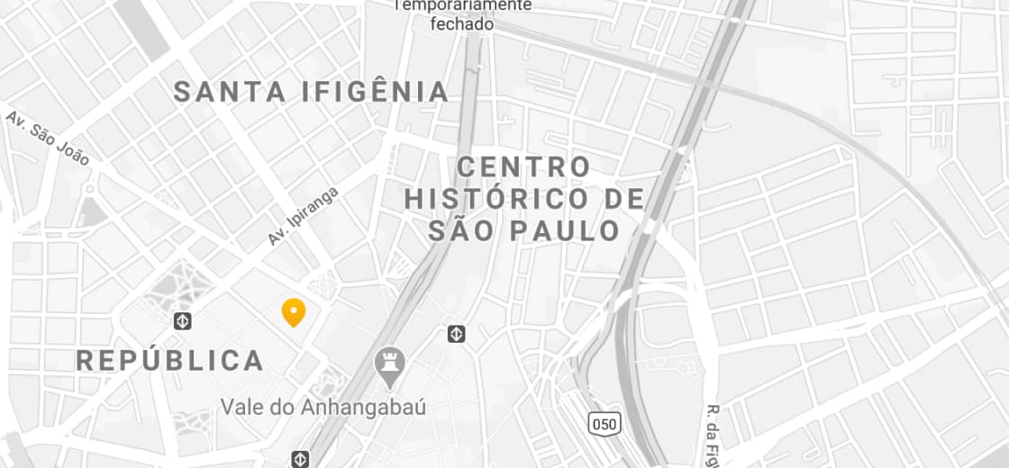 mapa marcando o endereço em Rua Por Aqui, 52 - São Paulo - SP